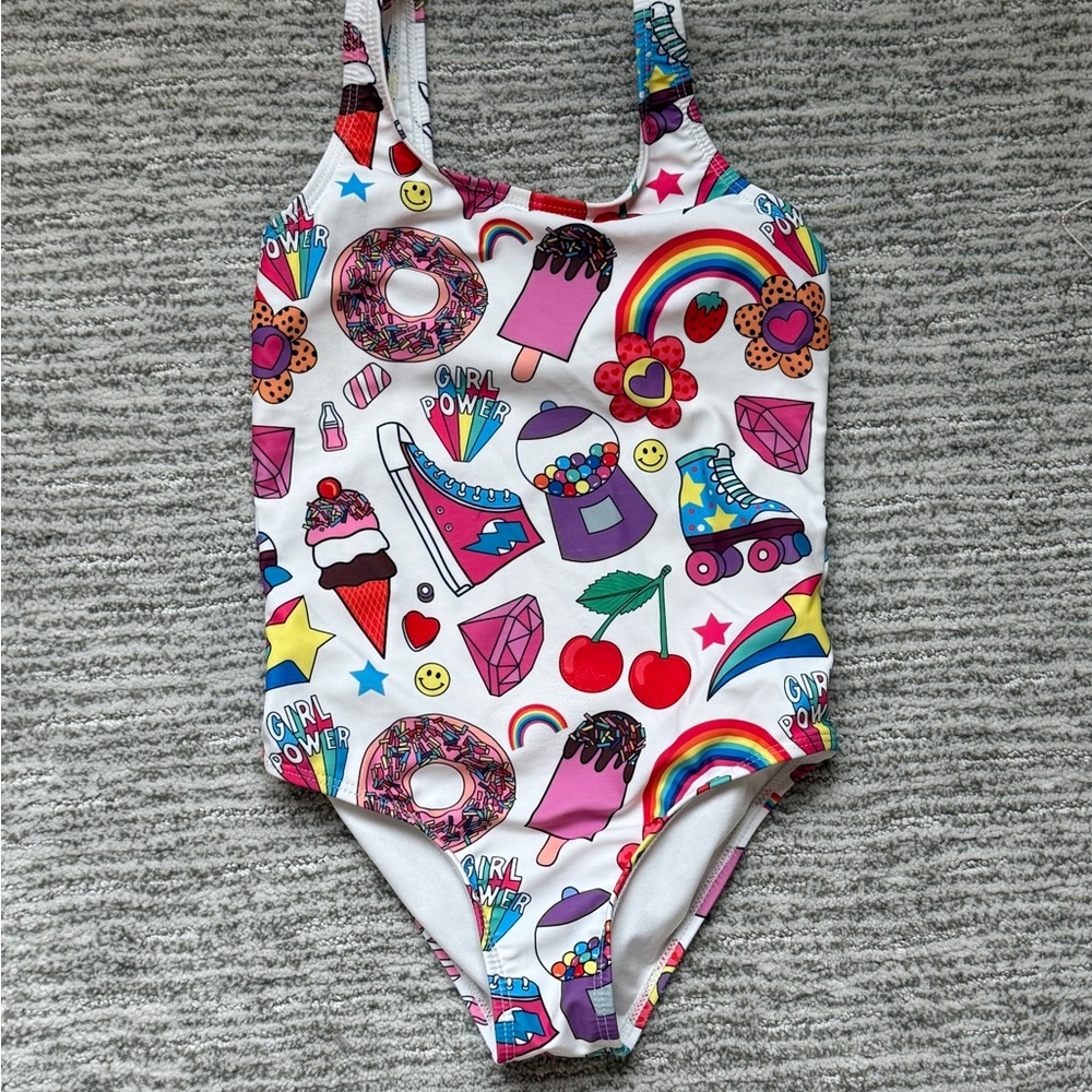 Lola + The Boys Vibrant Graphic One Piece